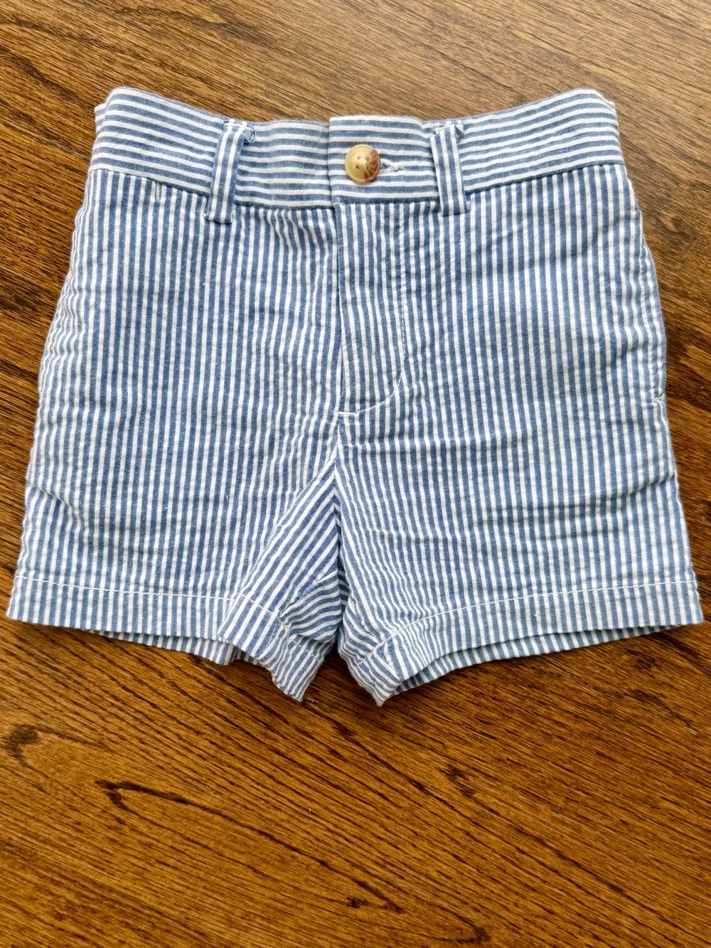 Ralph Lauren Stretch Cotton Seersucker Shorts
